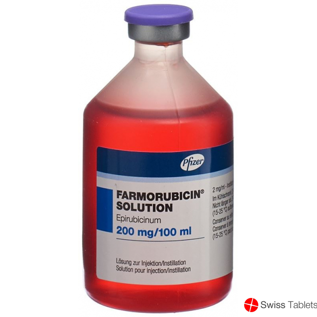 Farmorubicin Sol Injektionslösung 200mg Cytosafe 100ml buy online