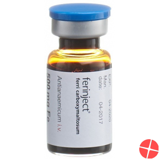 Ferinject Injektionslösung 500mg/10ml Durchstechflasche 10ml