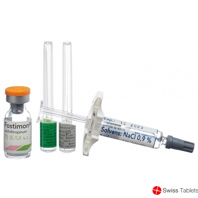 Fostimon Trockensubstanz 75 Ie C Solv Fertigspritzen 10 Stück buy online