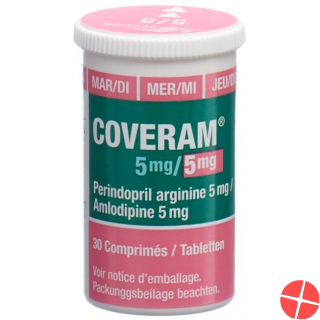 Coveram Tabletten 5/5mg 30 Stück
