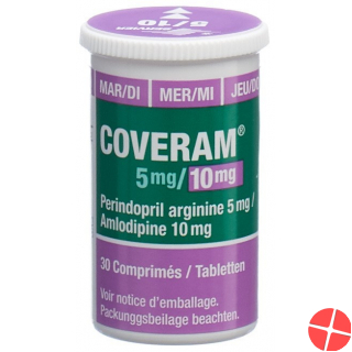 Coveram Tabletten 5/10mg 30 Stück