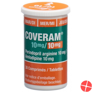 Coveram Tabletten 10/10mg 90 Stück