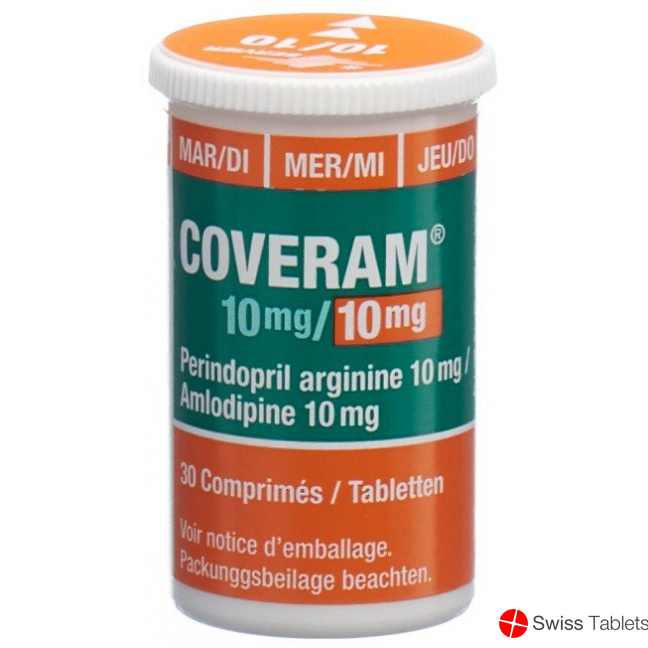 Coveram Tabletten 10/10mg 90 Stück buy online
