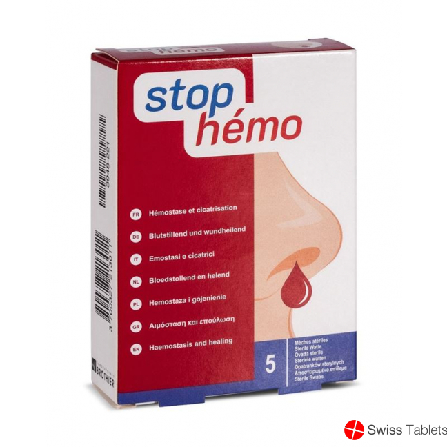 Stop Hemo Steller Watte 12x5 Stk buy online