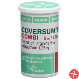 Coversum N Combi Filmtabletten 5/1.25mg 90 Stück