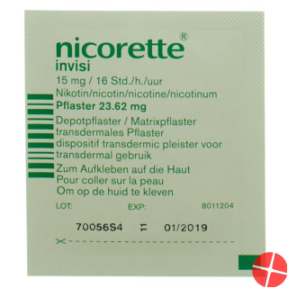 Nicorette Invisi Patch 15 mg 14 pieces patch