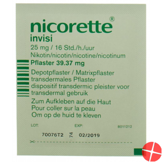 Nicorette Invisi Patch 25 Mg/16h 14 Stück