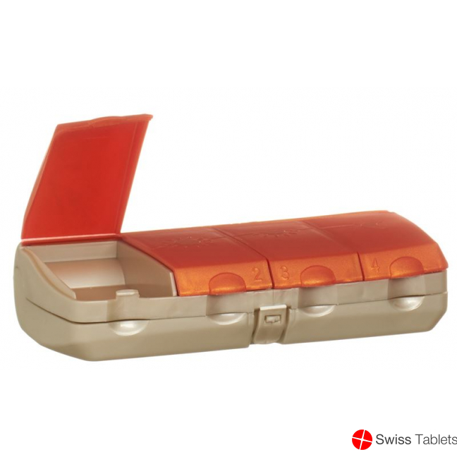 Pilbox Daily Medikamentenspender Mandarine buy online