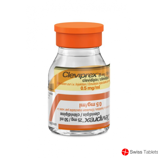 Cleviprex Injektion Emulsion 0.5mg/ml 10 Durchstechflaschen 50ml buy online