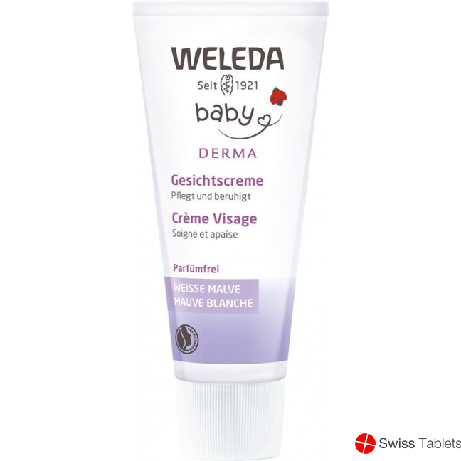 Weleda Baby Derma Weisse Malve Gesichtscreme 50ml buy online
