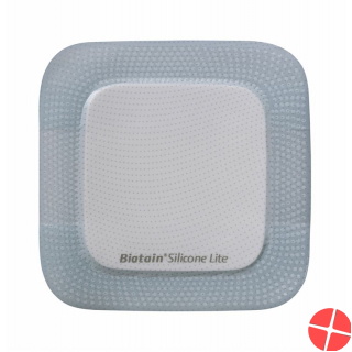 Biatain Silicone Lite Schaumverband 7.5x7.5cm 10 Stück