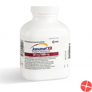 Janumet XR Ret Filmtabl 50/1000 mg Fl 56 pcs
