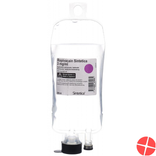 Ropivacain Sintetica 3mg/ml 250ml Beutel 5 Stück