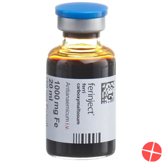 Ferinject Inj Lös 1000 mg / 20ml Durchstf 20 ml