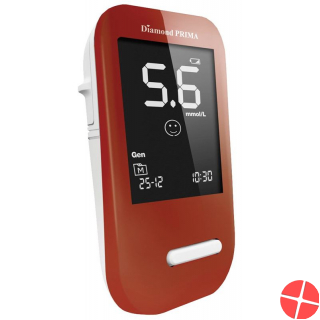 Fora Diamond Prima Blood Glucose Meter Red Mmol/l