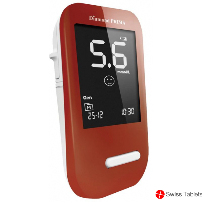 Fora Diamond Prima Blood Glucose Meter Red Mmol/l buy online