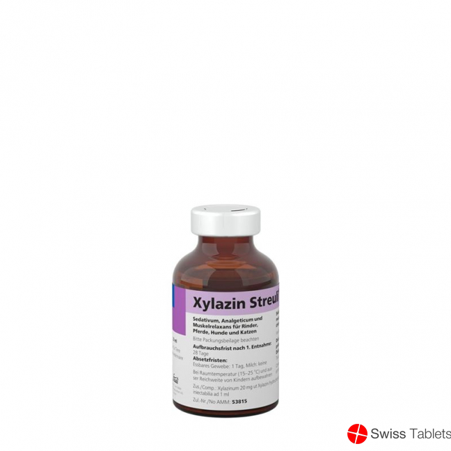 Xylazin Streuli Injektionslösung 20mg/ml Ad Us Vet. 20ml buy online