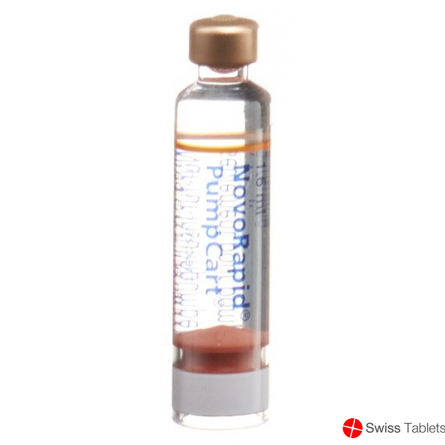 Insulin NovoRapid PumpCart Inj Lös 100 U / ml 5 1.6 ml Amp