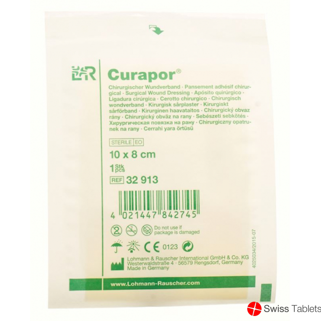 Curapor Chirurgisch Wundverband 10x8cm Steril 50 Stück buy online