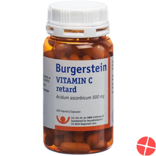 BURGERSTEIN Vitamin C Ret capsules 500 mg