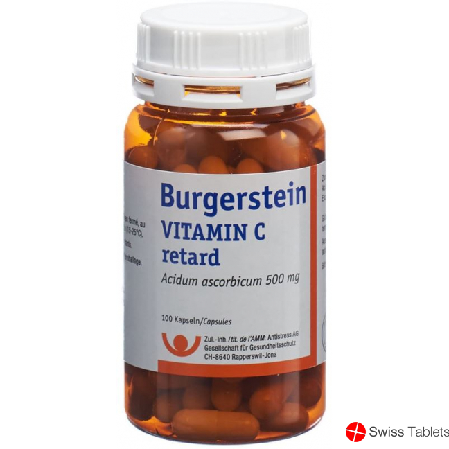 BURGERSTEIN Vitamin C Ret capsules 500 mg buy online