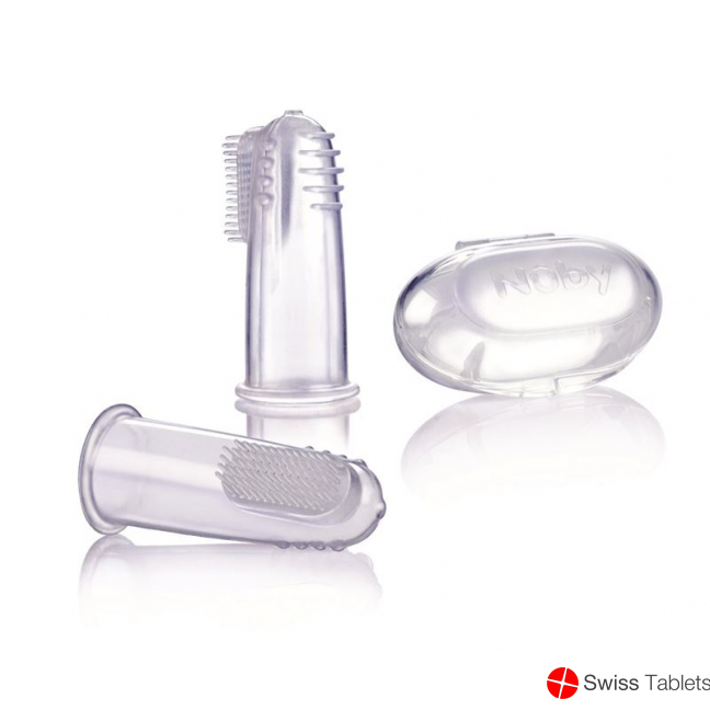 Nuby finger toothbrush with storage box buy online