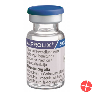 Alprolix Trockensubstanz 500 Ie Cum Solv Durchstechflasche