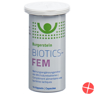 Burgerstein Biotics-FEM capsules 14 pieces