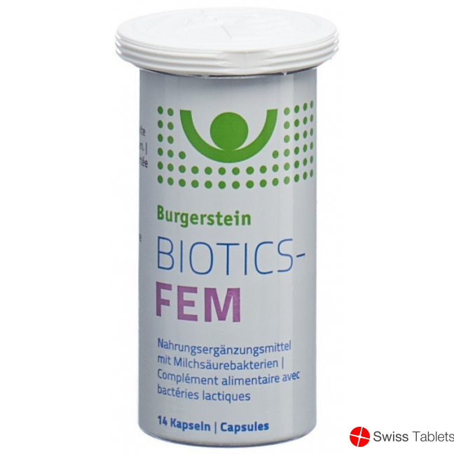 Burgerstein Biotics-FEM capsules 14 pieces buy online