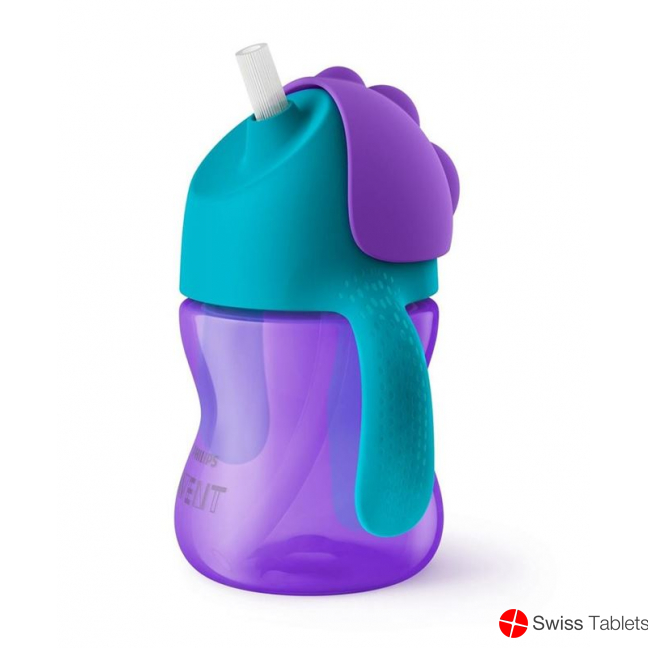 Avent Philips Straw Cup 200ml Girl Purple buy online