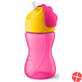 Avent Philips Straw Cup 300ml Girl Pink