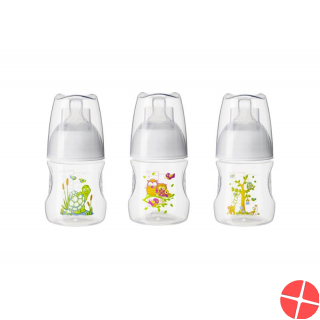Bibi Flasche Sh Hp Pp 120ml Natsil 0+ Play New