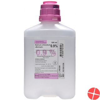 NaCl Bichsel Infusionslösung 0.9% 500ml Ppf 10 Stück