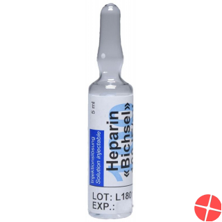Heparin Bichsel 5000 Ie/ml Steril 10 Ampullen 5ml