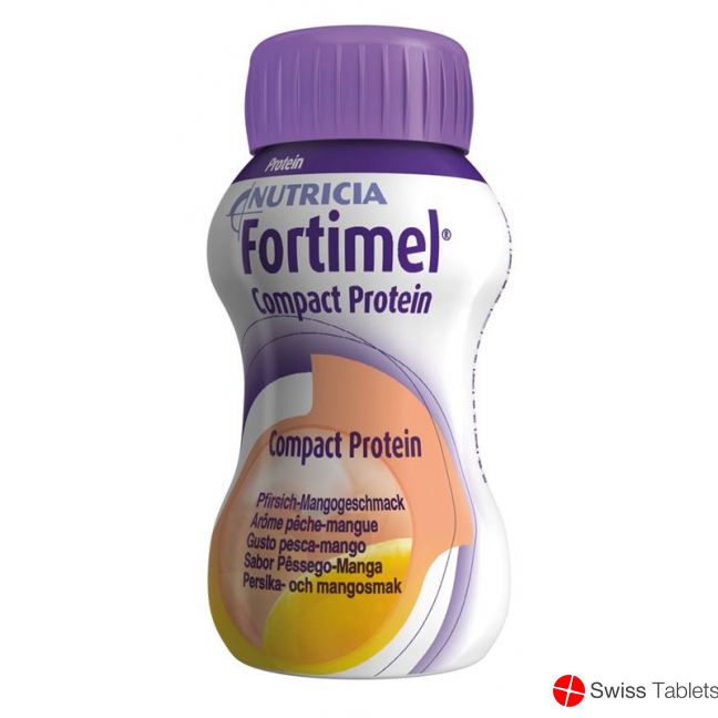 Fortimel Compact Protein Liquid Mango 4 Flasche 125ml buy online
