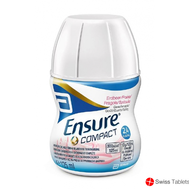 Ensure Compact 2.4 Kcal Drink Erdbeer 4 Flasche 125ml buy online