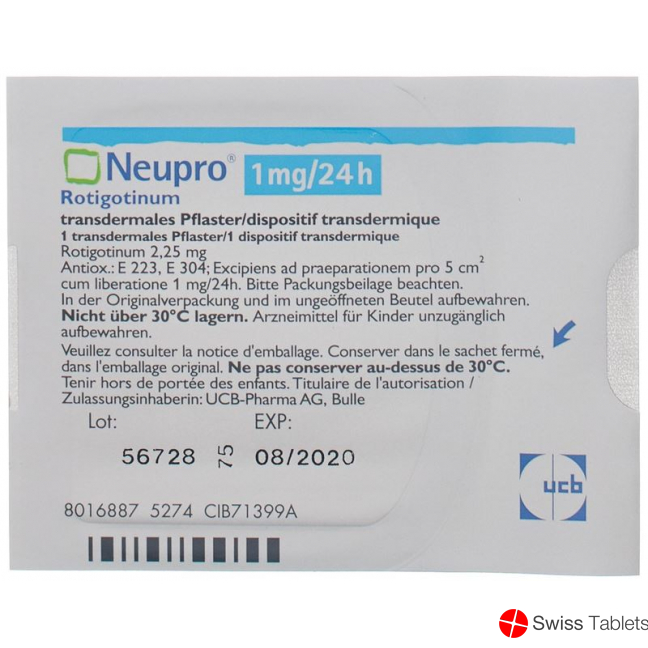 Neupro Matrixpfl 1 Mg/24h (neu) 7 Stück buy online