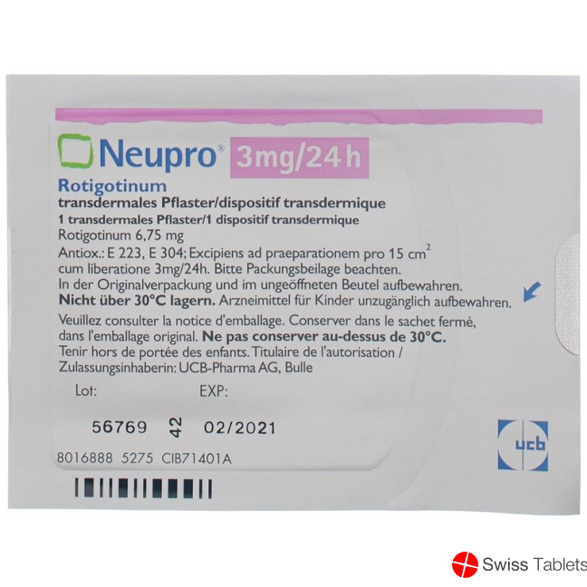 Neupro Matrixpfl 3 Mg/24h (neu) 28 Stück buy online