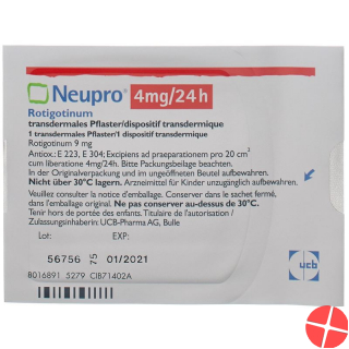Neupro Matrixpfl 4 Mg/24h (neu) 28 Stück