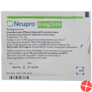 Neupro Matrixpfl 6 Mg/24h (neu) 28 Stück