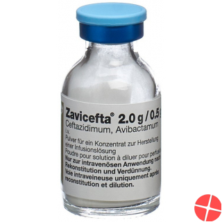 Zavicefta Trockensubstanz 2 G/0.5 G Durchstechflasche 10 Stück
