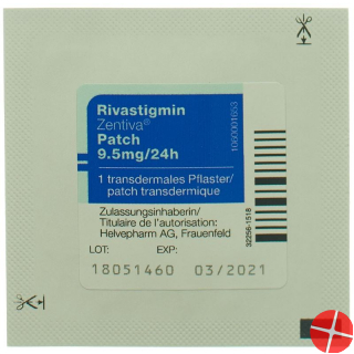 Rivastigmin Zentiva Patch 9.5 Mg/24h 60 Stück