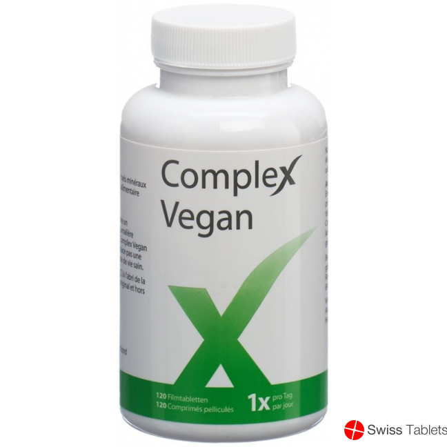 Complex Vegan Filmtablet tin 120 pieces buy online