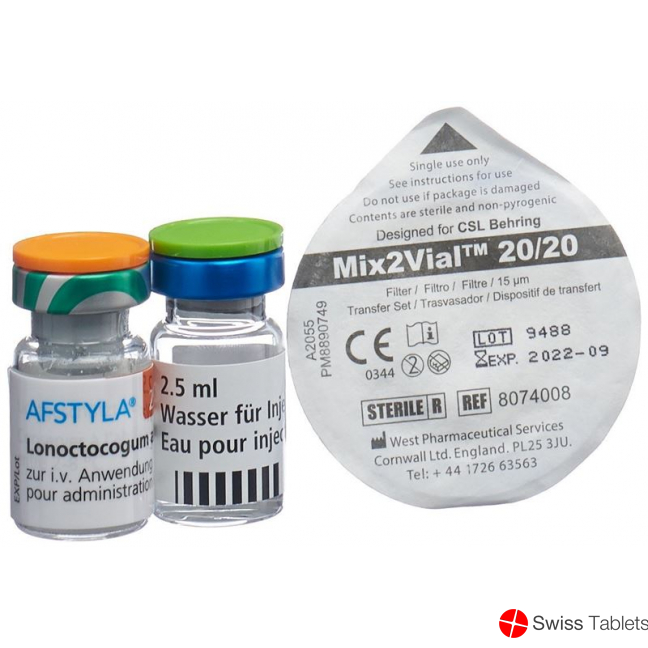 Afstyla Trockensubstanz 250 Ie C Solv+set Durchstechflasche buy online