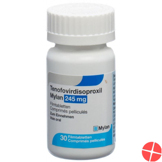 Tenofovirdisoproxil Mylan Filmtabletten 245mg 30 Stück