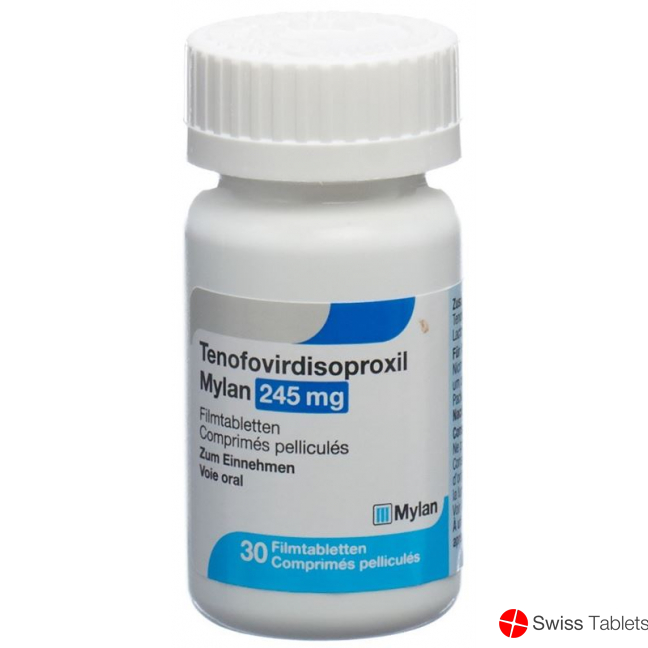 Tenofovirdisoproxil Mylan Filmtabletten 245mg 30 Stück buy online