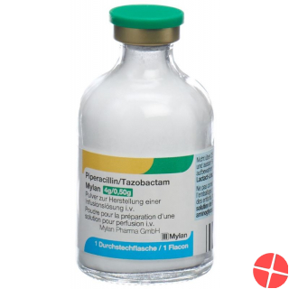 Piperacillin Tazob. Mylan 4 G/0.5 G Durchstechflasche