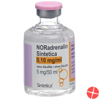 Noradrenalin Sint 0.1mg/ml (50ml) O Disulf Vial