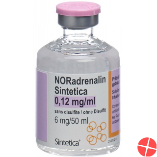 Noradrenalin Sint 0.12mg/ml (50ml) O Disulf Vial