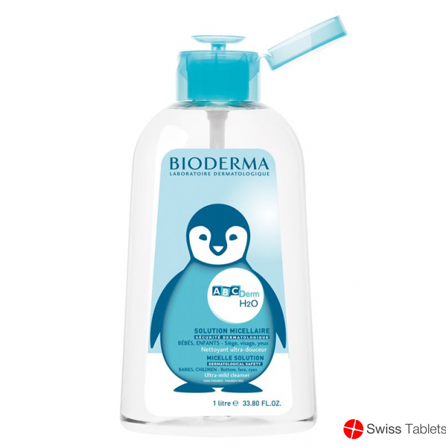 Bioderma Abcderm H2o Solution Micellaire Disp 1L buy online